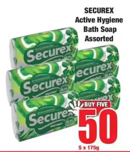Boxer SECUREX Active Hygiene Bath Soap Assorted offer