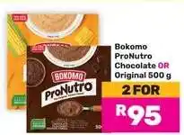 Game Bokomo ProNutro Chocolate OR Original 500 g offer