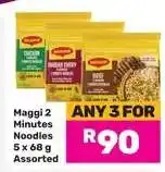 Game Maggi 2 Minutes Noodles 5 x 68 g Assorted offer