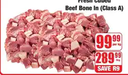 Boxer Fresh Cubed Beef (Bone In) Class A offer