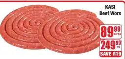Boxer KASI Beef Wors offer