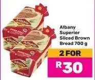 Game Albany Superior Sliced Brown Bread 700 g offer