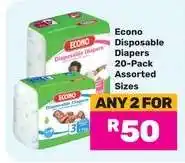 Game Econo Disposable Diapers offer