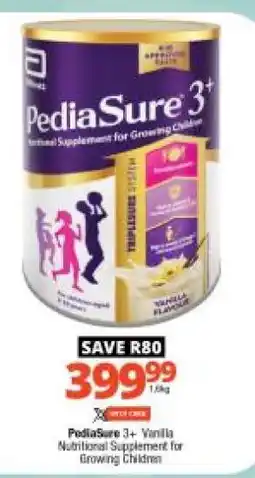 Checkers PediaSure 3+ Vanilla offer