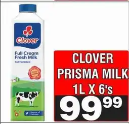 Advance Cash n Carry CLOVER PRISMA MILK 1L X 6's offer