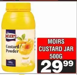 Advance Cash n Carry MOIRS CUSTARD JAR 500G offer
