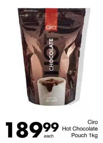 Save Ciro Hot Chocolate Pouch offer