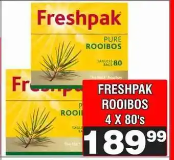 Advance Cash n Carry FRESHPAK ROOIBOS 4 X 80's offer