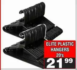 Advance Cash n Carry ELITE PLASTIC HANGERS 20's offer