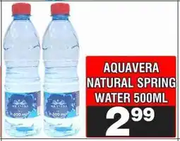 Advance Cash n Carry AQUAVERA NATURAL SPRING WATER 500ML offer
