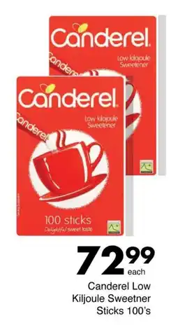 Save Canderel Low Kiljoule Sweetner Sticks offer