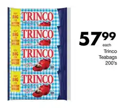 Save Trinco Teabags offer