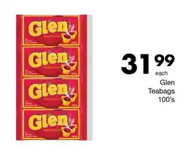 Save Glen Teabags offer