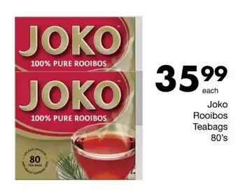 Save Joko Rooibos Teabags offer