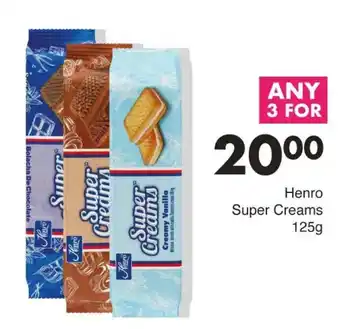 Save Henro Super Creams offer