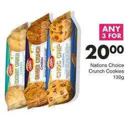 Save Nations Choice Crunch Cookies offer