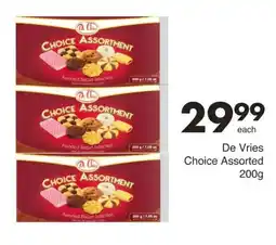 Save De Vries Choice Assorted offer