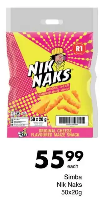 Save Simba Nik Naks offer