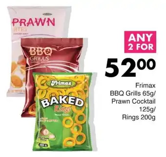 Save Frimax BBQ Grills/ Prawn Cocktail/ Rings offer