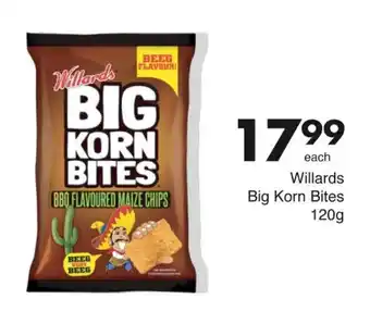 Save Willards Big Korn Bites offer
