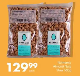 Save Nutmania Almond Nuts Raw offer