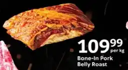 Oxford Freshmarket Bone-In Pork Belly Roast offer
