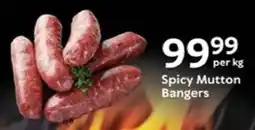 Oxford Freshmarket Spicy Mutton Bangers offer