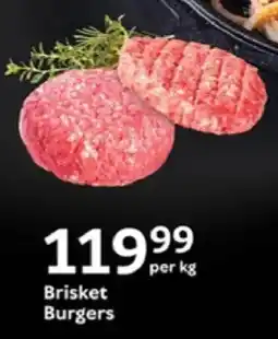 Oxford Freshmarket Brisket Burgers offer