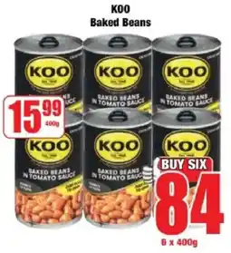 Boxer Koo Baked Beans offer