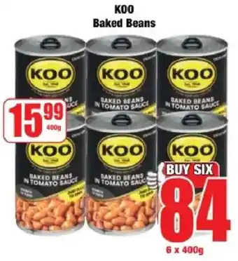 Boxer Koo Baked Beans offer