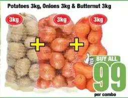 Boxer Potatoes, Onions & Butternut offer