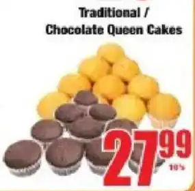 Boxer Traditional/ Chocolate Queen Cakes offer