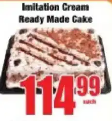 Boxer Imitation Cream Ready Made Cake offer