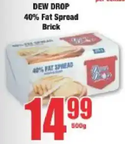 Boxer Dew Drop 40% Fat Spread Brick offer