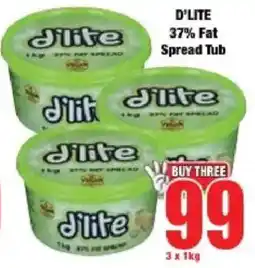 Boxer D'lite 37% Fat Spread Tub offer