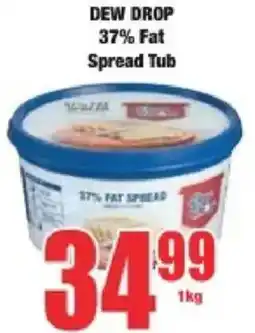 Boxer Dew Drop 37% Fat Spread Tub offer