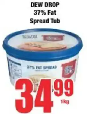 Boxer Dew Drop 37% Fat Spread Tub offer