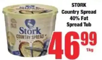 Boxer Stork Country Spread 40% Fat Spread Tub offer