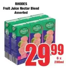 Boxer Rhodes Fruit Juice Nectar Blend Assorted offer
