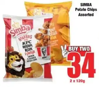 Boxer Simba Potato Chips Assorted offer