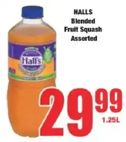 Boxer Halls Blended Fruit Squash Assorted offer