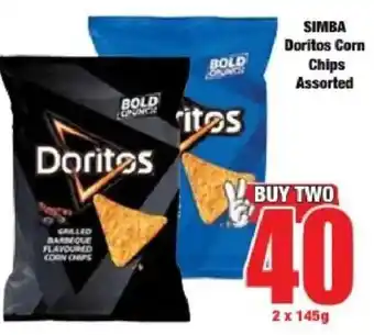 Boxer Simba Doritos Corn Chips Assorted offer