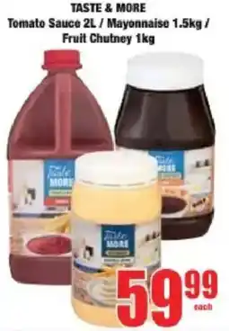 Boxer Taste & More Tomato Sauce/ Mayonnaise/ Fruit Chutney offer