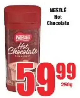 Boxer Nestlé Hot Chocolate offer