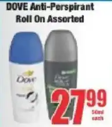 Boxer Dove Anti-Perspirant Roll On Assorted offer