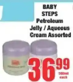 Boxer Baby Steps Petroleum Jelly/ Aqueous Cream Assorted offer