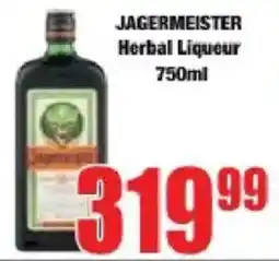 Boxer Jagermeister Herbal Liqueur offer