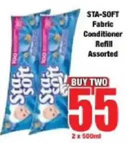 Boxer Sta-soft Fabric Conditioner Refill Assorted offer
