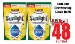 Boxer Sunlight Dishwashing Liquid Refill offer