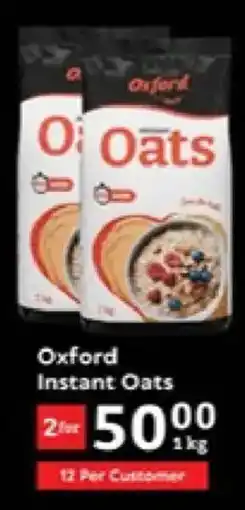 Oxford Freshmarket Oxford Instant Oats offer